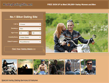 Tablet Screenshot of harleydatingsite.net